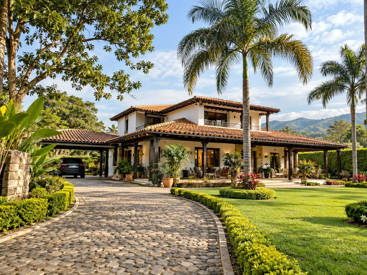 Amplia y elegante habitación de estilo colonial, diseñada para brindar comodidad — Exterior